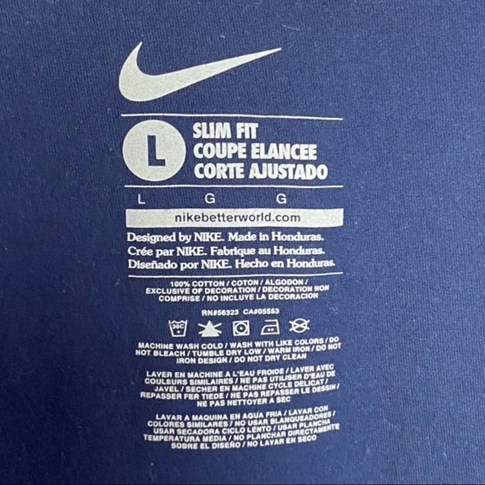 NIKE SLIM FIT Blue BabyTee Shirt